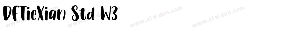 DFTieXian Std W3字体转换